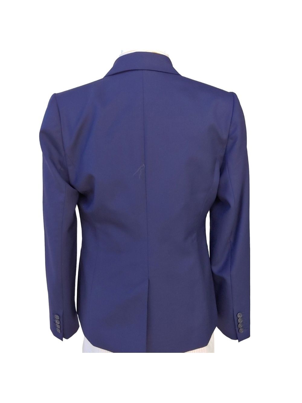 J. Crew Fine Wool Super 120s Button Blazer Coat in Navy Blue Women's size 8 - Picture 6 of 16